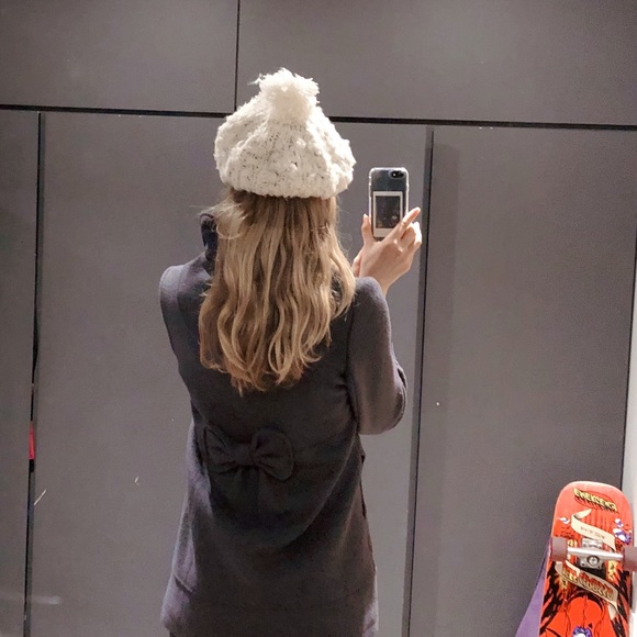 One Two Three Dark Grey Peacoat - Picture 6 of 6